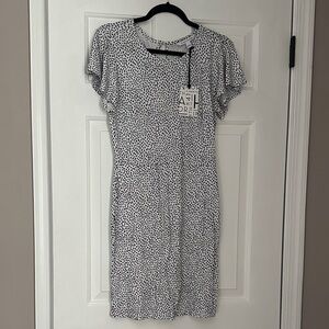 41 Hawthorn Clemmie Flutter Sleeve Sheath Dress